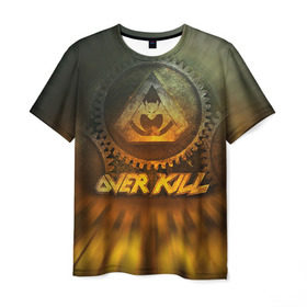 Мужская футболка 3D с принтом Overkill 2 в Белгороде, 100% полиэфир | прямой крой, круглый вырез горловины, длина до линии бедер | overkill