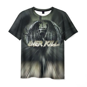 Мужская футболка 3D с принтом Overkill 5 в Белгороде, 100% полиэфир | прямой крой, круглый вырез горловины, длина до линии бедер | overkill
