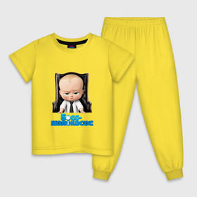 Детская пижама хлопок с принтом Boss Baby в Белгороде, 100% хлопок |  брюки и футболка прямого кроя, без карманов, на брюках мягкая резинка на поясе и по низу штанин
 | boss baby | босс | мультфильмы