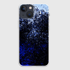 Чехол для iPhone 13 mini с принтом Брызги красок(Cold style) в Белгороде,  |  | abstraction | color | paint | spray | tie dye | абстракция | брызги красок | всплеск красок | капли красок | текстуры