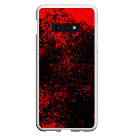 Чехол для Samsung S10E с принтом Брызги красок(red style) в Белгороде, Силикон | Область печати: задняя сторона чехла, без боковых панелей | abstraction | color | paint | spray | tie dye | абстракция | брызги красок | всплеск красок | капли красок | текстуры