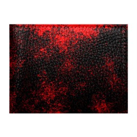 Обложка для студенческого билета с принтом Брызги красок(red style) в Белгороде, натуральная кожа | Размер: 11*8 см; Печать на всей внешней стороне | abstraction | color | paint | spray | tie dye | абстракция | брызги красок | всплеск красок | капли красок | текстуры