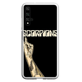 Чехол для Honor 20 с принтом Scorpions в Белгороде, Силикон | Область печати: задняя сторона чехла, без боковых панелей | Тематика изображения на принте: scorpions | клаус майне
рудольф шенкер | маттиас ябс | микки ди | павел мончивода | скорпионы