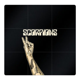 Магнитный плакат 3Х3 с принтом Scorpions в Белгороде, Полимерный материал с магнитным слоем | 9 деталей размером 9*9 см | scorpions | клаус майне
рудольф шенкер | маттиас ябс | микки ди | павел мончивода | скорпионы