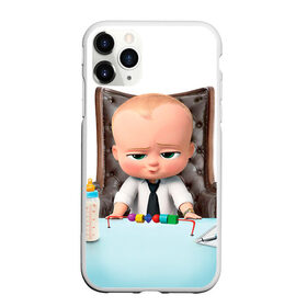 Чехол для iPhone 11 Pro матовый с принтом Boss Baby в Белгороде, Силикон |  | Тематика изображения на принте: boss baby | босс | молокосос | мультфильмы