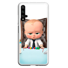 Чехол для Honor 20 с принтом Boss Baby в Белгороде, Силикон | Область печати: задняя сторона чехла, без боковых панелей | boss baby | босс | молокосос | мультфильмы