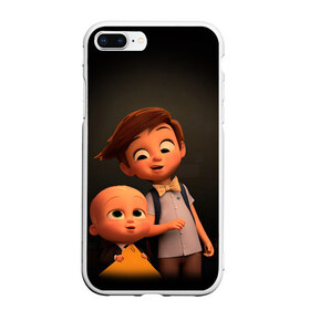 Чехол для iPhone 7Plus/8 Plus матовый с принтом Boss Baby в Белгороде, Силикон | Область печати: задняя сторона чехла, без боковых панелей | Тематика изображения на принте: boss baby | босс | молокосос | мультфильмы