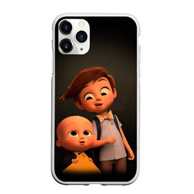 Чехол для iPhone 11 Pro Max матовый с принтом Boss Baby в Белгороде, Силикон |  | Тематика изображения на принте: boss baby | босс | молокосос | мультфильмы