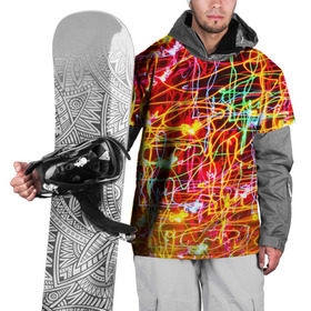 Накидка на куртку 3D с принтом Light creative в Белгороде, 100% полиэстер |  | abstract | colorful | electric | energy | light | абстракция | вет | цвет | электрик | энергия