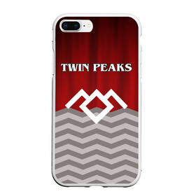 Чехол для iPhone 7Plus/8 Plus матовый с принтом Twin Peaks в Белгороде, Силикон | Область печати: задняя сторона чехла, без боковых панелей | twin peaks | арт | лого | полосы | сериал | твин пикс | текстура | фильмы