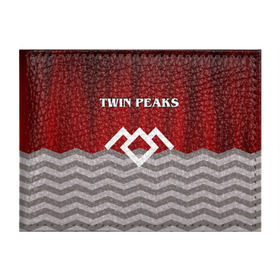 Обложка для студенческого билета с принтом Twin Peaks в Белгороде, натуральная кожа | Размер: 11*8 см; Печать на всей внешней стороне | twin peaks | арт | лого | полосы | сериал | твин пикс | текстура | фильмы