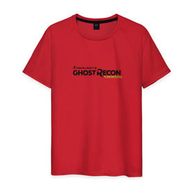 Мужская футболка хлопок с принтом Ghost Recon Wildlands в Белгороде, 100% хлопок | прямой крой, круглый вырез горловины, длина до линии бедер, слегка спущенное плечо. | Тематика изображения на принте: 