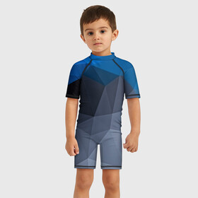 Детский купальный костюм 3D с принтом Still abstract в Белгороде, Полиэстер 85%, Спандекс 15% | застежка на молнии на спине | abstraction | абстракция | геометрия | грани | линии | полигоны | сочетания | текстура | треугольники