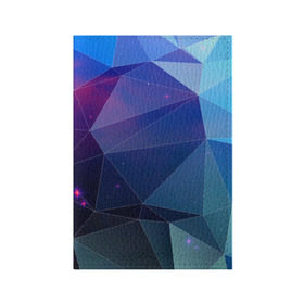 Обложка для паспорта матовая кожа с принтом Геометрический узор в Белгороде, натуральная матовая кожа | размер 19,3 х 13,7 см; прозрачные пластиковые крепления | polygon | абстракция | геометрия | узор