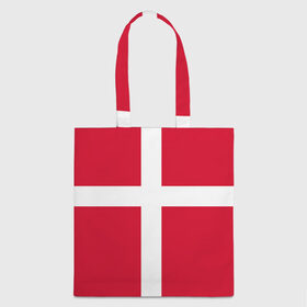 Сумка 3D повседневная с принтом Флаг Дании в Белгороде, 100% полиэстер | Плотность: 200 г/м2; Размер: 34×35 см; Высота лямок: 30 см | danmark | denmark | flag | дания | флаг