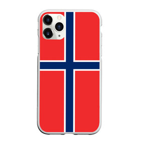 Чехол для iPhone 11 Pro матовый с принтом Флаг Норвегии в Белгороде, Силикон |  | flag | norge | norway | норвегия | флаг