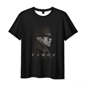 Мужская футболка 3D с принтом Taboo в Белгороде, 100% полиэфир | прямой крой, круглый вырез горловины, длина до линии бедер | Тематика изображения на принте: taboo | tom hardy | сериалы | табу | том харди