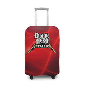 Чехол для чемодана 3D с принтом Guitar Hero Metallica в Белгороде, 86% полиэфир, 14% спандекс | двустороннее нанесение принта, прорези для ручек и колес | hard rock | heavy metal | hevy metal | metallica | music | rock | thrash metal | металлика | музыка | рок