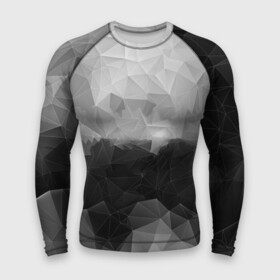 Мужской рашгард 3D с принтом Polygon gray в Белгороде,  |  | abstraction | polygon | абстракция | грань | краски | кубик | кубики | линии | мозаика | ребро | текстура | узор