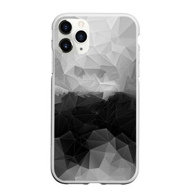 Чехол для iPhone 11 Pro Max матовый с принтом Polygon gray в Белгороде, Силикон |  | Тематика изображения на принте: abstraction | polygon | абстракция | грань | краски | кубик | кубики | линии | мозаика | ребро | текстура | узор