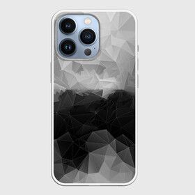 Чехол для iPhone 13 Pro с принтом Polygon gray в Белгороде,  |  | Тематика изображения на принте: abstraction | polygon | абстракция | грань | краски | кубик | кубики | линии | мозаика | ребро | текстура | узор