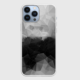 Чехол для iPhone 13 Pro Max с принтом Polygon gray в Белгороде,  |  | Тематика изображения на принте: abstraction | polygon | абстракция | грань | краски | кубик | кубики | линии | мозаика | ребро | текстура | узор