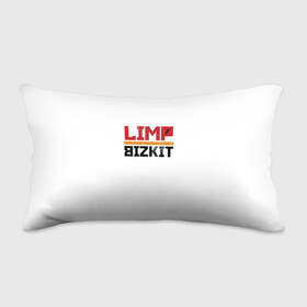Подушка 3D антистресс с принтом Limp Bizkit Logo в Белгороде, наволочка — 100% полиэстер, наполнитель — вспененный полистирол | состоит из подушки и наволочки на молнии | Тематика изображения на принте: 