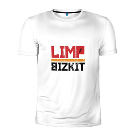 Мужская футболка 3D спортивная с принтом Limp Bizkit Logo в Белгороде, 100% полиэстер с улучшенными характеристиками | приталенный силуэт, круглая горловина, широкие плечи, сужается к линии бедра | 