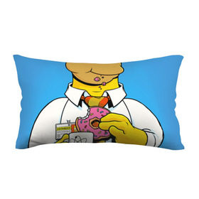 Подушка 3D антистресс с принтом Homer в Белгороде, наволочка — 100% полиэстер, наполнитель — вспененный полистирол | состоит из подушки и наволочки на молнии | Тематика изображения на принте: homer | simpsons | гомер | симпсон | симпсоны