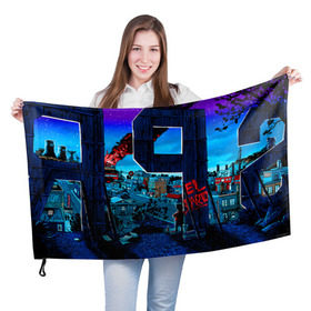 Флаг 3D с принтом El Barto в Белгороде, 100% полиэстер | плотность ткани — 95 г/м2, размер — 67 х 109 см. Принт наносится с одной стороны | bart | simpsons | барт | симпсоны