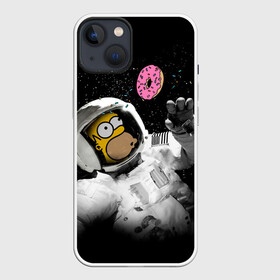 Чехол для iPhone 13 с принтом Space Homer в Белгороде,  |  | homer | simpsons | гомер | симпсон | симпсоны