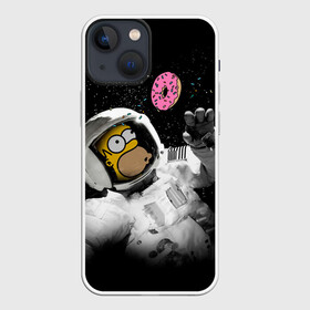 Чехол для iPhone 13 mini с принтом Space Homer в Белгороде,  |  | homer | simpsons | гомер | симпсон | симпсоны