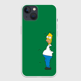 Чехол для iPhone 13 с принтом Green в Белгороде,  |  | homer | simpsons | гомер | симпсон | симпсоны