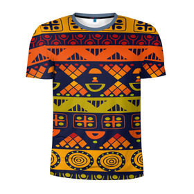 Мужская футболка 3D спортивная с принтом Африканские символы в Белгороде, 100% полиэстер с улучшенными характеристиками | приталенный силуэт, круглая горловина, широкие плечи, сужается к линии бедра | Тематика изображения на принте: africa | pattern | африка | африканские мотивы | народы африки | национальная одежда | переплетение нитей | ткани | узор | этнический узор