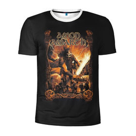 Мужская футболка 3D спортивная с принтом Amon Amarth #4 в Белгороде, 100% полиэстер с улучшенными характеристиками | приталенный силуэт, круглая горловина, широкие плечи, сужается к линии бедра | amart | amarth | amon | death | hegg | johan | metal | music | viking | амарз | амарс | амарт | амон | викинг | дет | дэт | йохан | метал | металл | хег | хегг