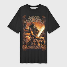Платье-футболка 3D с принтом Amon Amarth 4 в Белгороде,  |  | amart | amarth | amon | death | hegg | johan | metal | music | viking | амарз | амарс | амарт | амон | викинг | дет | дэт | йохан | метал | металл | хег | хегг