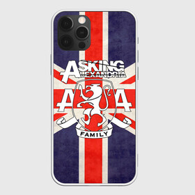 Чехол для iPhone 12 Pro с принтом Asking Alexandria флаг Англии в Белгороде, силикон | область печати: задняя сторона чехла, без боковых панелей | Тематика изображения на принте: бен брюс | герб | группа | джеймс касселлс | дэнни уорсноп | жанр | кэмерон лидделл | лев | музыка | музыканты | песни | рок | сэм бэттли | хэви метал | электроникор