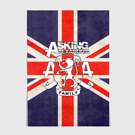 Постер с принтом Asking Alexandria флаг Англии в Белгороде, 100% бумага
 | бумага, плотность 150 мг. Матовая, но за счет высокого коэффициента гладкости имеет небольшой блеск и дает на свету блики, но в отличии от глянцевой бумаги не покрыта лаком | бен брюс | герб | группа | джеймс касселлс | дэнни уорсноп | жанр | кэмерон лидделл | лев | музыка | музыканты | песни | рок | сэм бэттли | хэви метал | электроникор