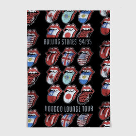 Постер с принтом The Rolling Stones в Белгороде, 100% бумага
 | бумага, плотность 150 мг. Матовая, но за счет высокого коэффициента гладкости имеет небольшой блеск и дает на свету блики, но в отличии от глянцевой бумаги не покрыта лаком | англия | аргентина | блюз рок | канада | мик джаггер | музыка | песни | психоделический рок | ритм н блюз | рок | рок н ролл | ролинг | рот | стоун | стоунз | сша | флаг | язык | япония