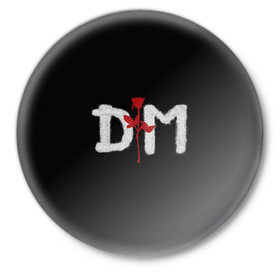 Значок с принтом Depeche mode в Белгороде,  металл | круглая форма, металлическая застежка в виде булавки | depeche mode | music | альтернатива | музыка | рок