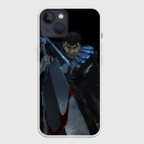 Чехол для iPhone 13 с принтом Гатс и его огромный меч в Белгороде,  |  | anime | berserk | kenpuu denki berserk | берсерк