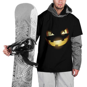 Накидка на куртку 3D с принтом Happy Halloween в Белгороде, 100% полиэстер |  | Тематика изображения на принте: 