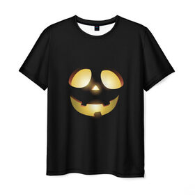 Мужская футболка 3D с принтом Halloween в Белгороде, 100% полиэфир | прямой крой, круглый вырез горловины, длина до линии бедер | день | монстры | праздник | святых | традиции | тыква | хэллоуин