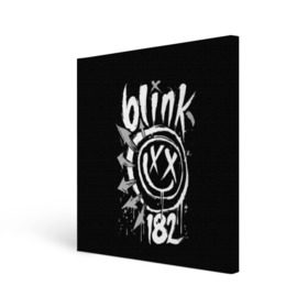 Холст квадратный с принтом Blink-182 в Белгороде, 100% ПВХ |  | blink | california | pop | punk | rock | группа | калифорния | панк | рок