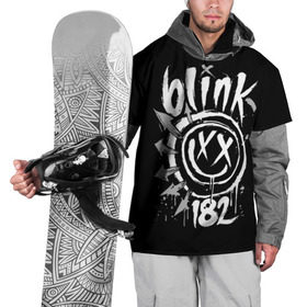 Накидка на куртку 3D с принтом Blink-182 в Белгороде, 100% полиэстер |  | blink | california | pop | punk | rock | группа | калифорния | панк | рок