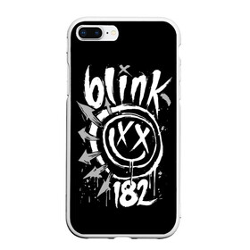 Чехол для iPhone 7Plus/8 Plus матовый с принтом Blink-182 в Белгороде, Силикон | Область печати: задняя сторона чехла, без боковых панелей | blink | california | pop | punk | rock | группа | калифорния | панк | рок