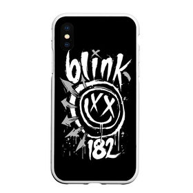 Чехол для iPhone XS Max матовый с принтом Blink-182 в Белгороде, Силикон | Область печати: задняя сторона чехла, без боковых панелей | blink | california | pop | punk | rock | группа | калифорния | панк | рок