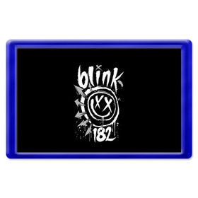 Магнит 45*70 с принтом Blink-182 в Белгороде, Пластик | Размер: 78*52 мм; Размер печати: 70*45 | blink | california | pop | punk | rock | группа | калифорния | панк | рок
