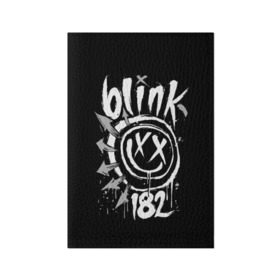 Обложка для паспорта матовая кожа с принтом Blink-182 в Белгороде, натуральная матовая кожа | размер 19,3 х 13,7 см; прозрачные пластиковые крепления | blink | california | pop | punk | rock | группа | калифорния | панк | рок