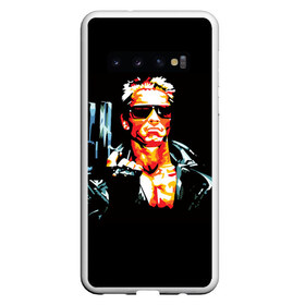 Чехол для Samsung Galaxy S10 с принтом Terminator Combat Sambo 3D в Белгороде, Силикон | Область печати: задняя сторона чехла, без боковых панелей | Тематика изображения на принте: терминатор